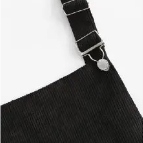 Side Zip Corduroy Overall Dress - Picture 9 of 9